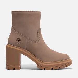 TIMBERLAND WOMEN'S 9 ALLINGTON HEIGHTS MID ZIP UP BOOT TAUPE NUBUCK NIB